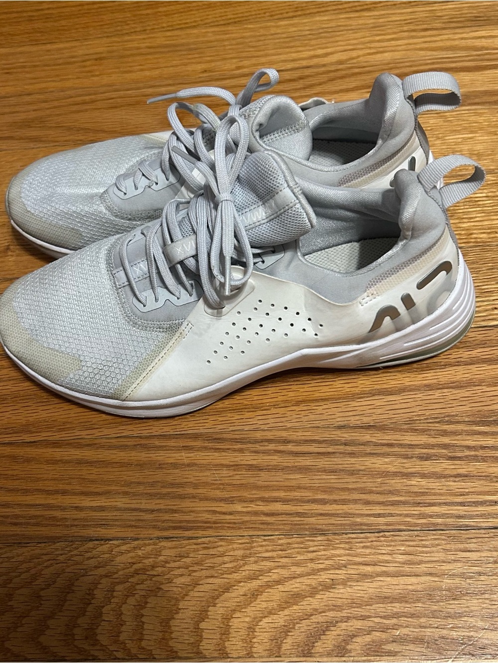 Light Gray Athletic Sneakers - Breathable Comfort